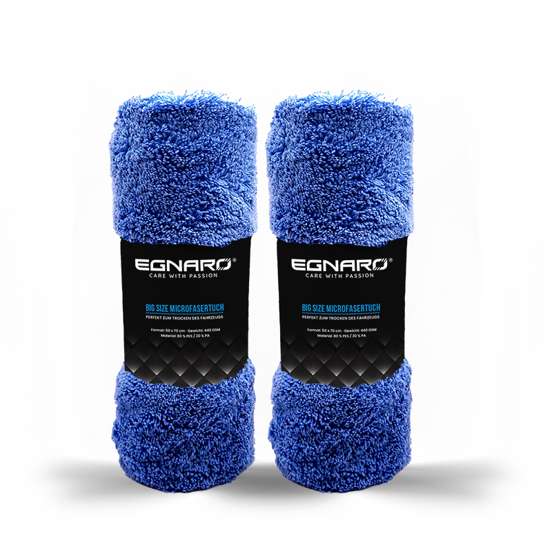 BIG SIZE Mikrofasertuch 50x70 cm – 440 GSM – 2er Pack - Egnaro