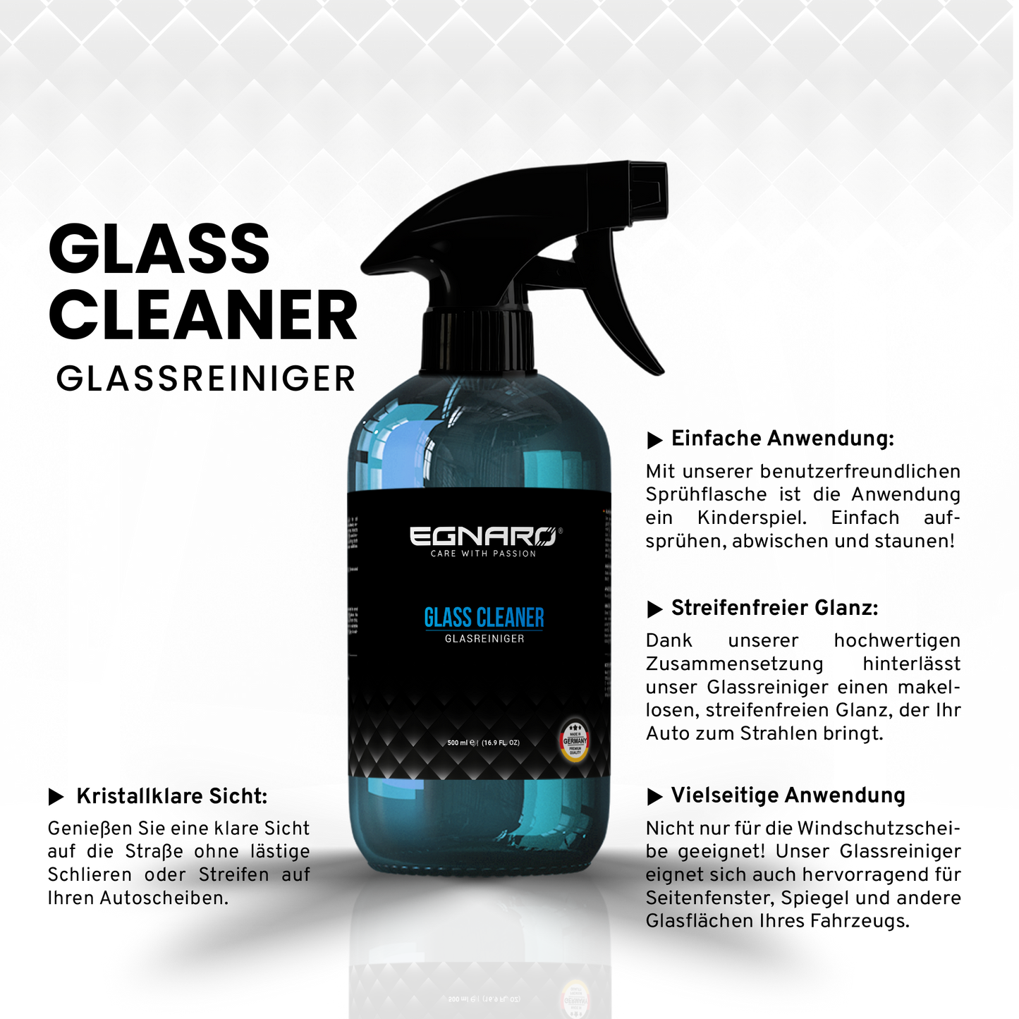 GLASS CLEANER - Glasreiniger - Egnaro