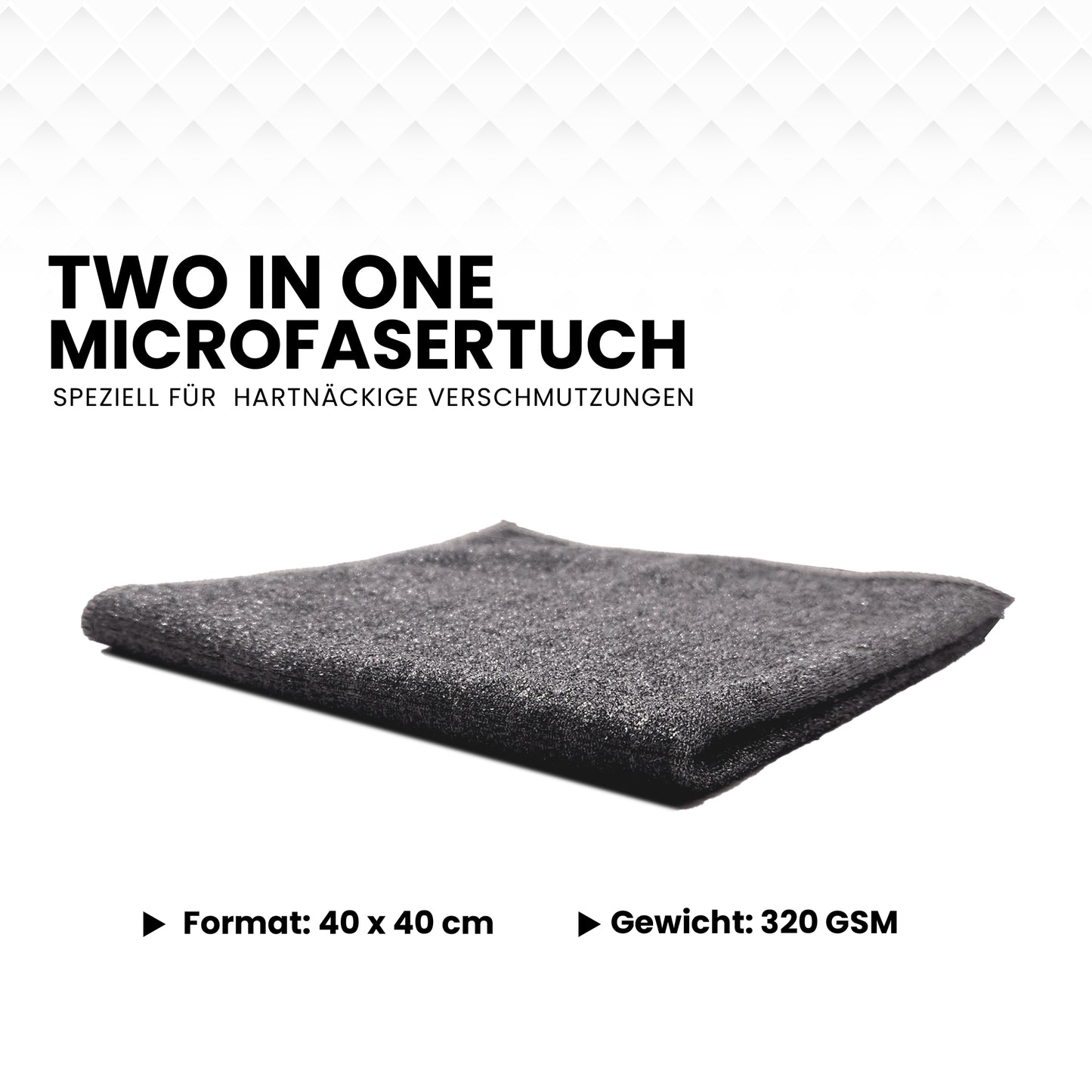 Home Two in One Mikrofasertuch – 40x40 cm – 320 GSM – 2er Pack - Egnaro
