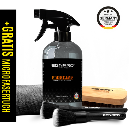 Interior Set  - Pro -  mit Gratis Mikrofasertuch - Versand kostenlos - Egnaro