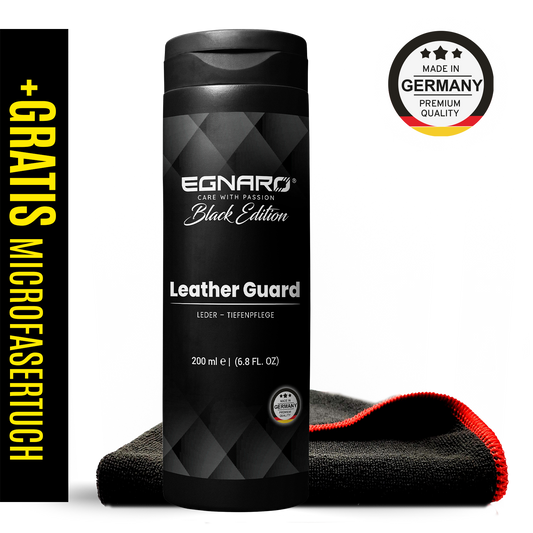 Leather Guard - Lederpflege -  mit Gratis Mikrofasertuch - Egnaro