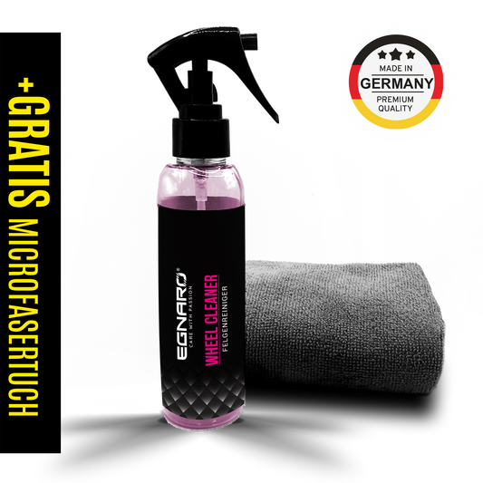 Probierset - Felgenreiniger -  mit Gratis Mikrofasertuch - Egnaro