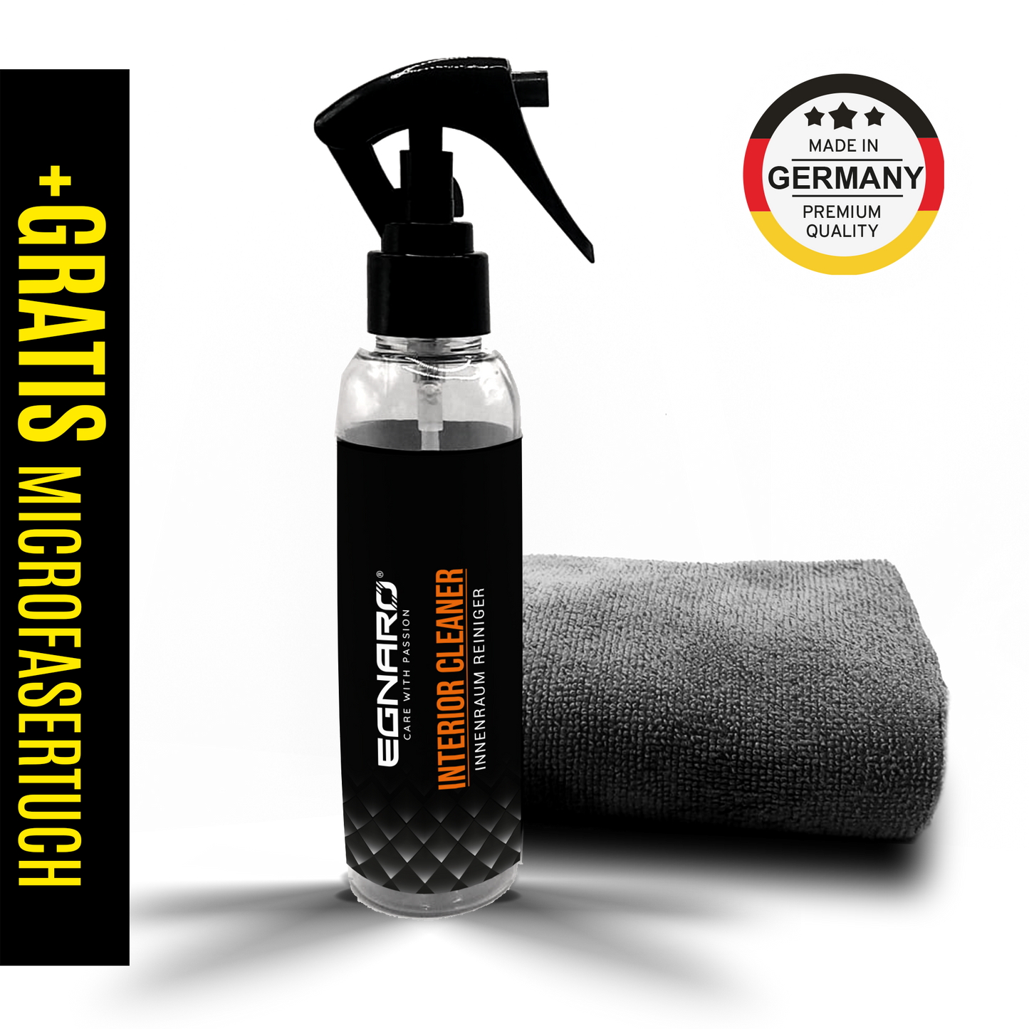 Probierset - Innenraum - mit Gratis Mikrofasertuch - Egnaro