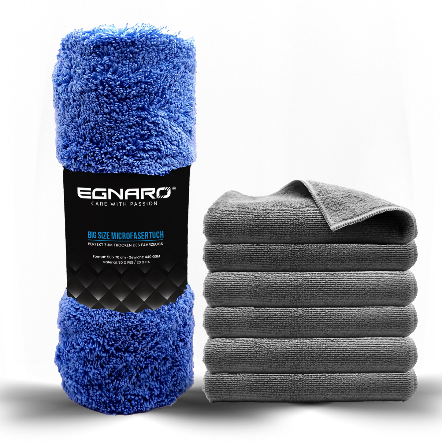 DOUBLE FACE microfibre cloth 2-pack