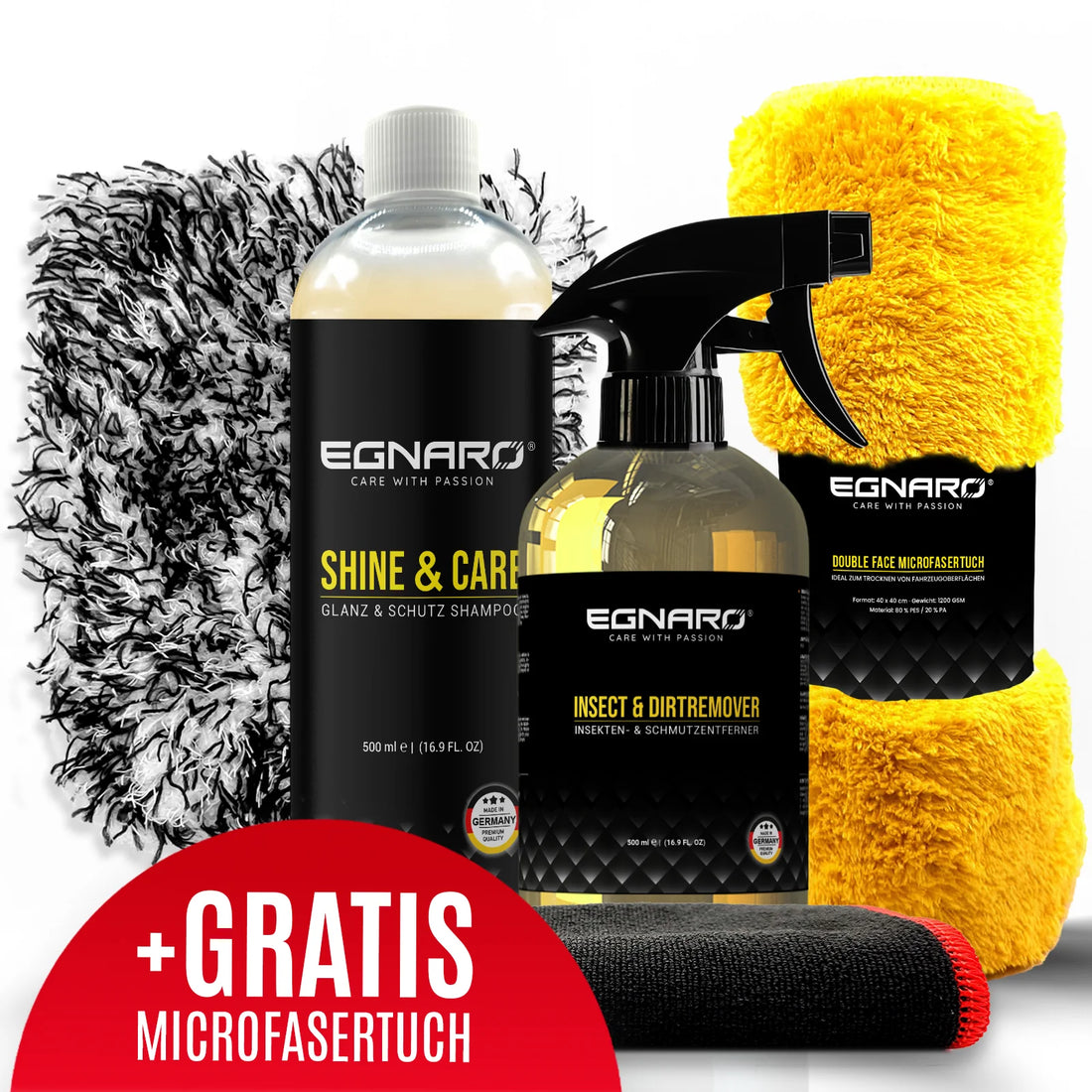 Handwäsche Spar Set – Premium: Deine Profi-Autopflege für Zuhause