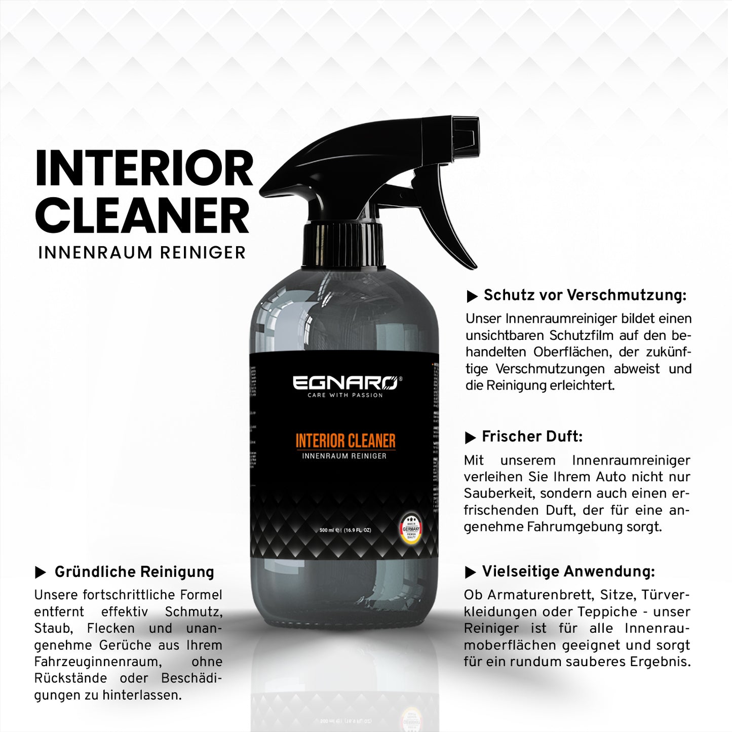 Air Premium - mit Gratis Mikrofasertuch - Versand kostenlos - Egnaro 