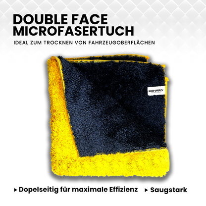 DOUBLE FACE microfibre cloth 2-pack