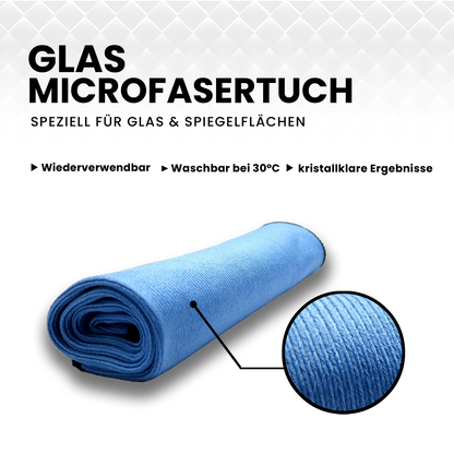 Glas Microfasertuch 300 GSM 4er Pack