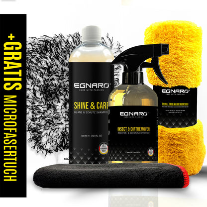 Handwäsche Spar Set - Premium -  mit Gratis Mikrofasertuch  - Versand kostenlos - Egnaro 
