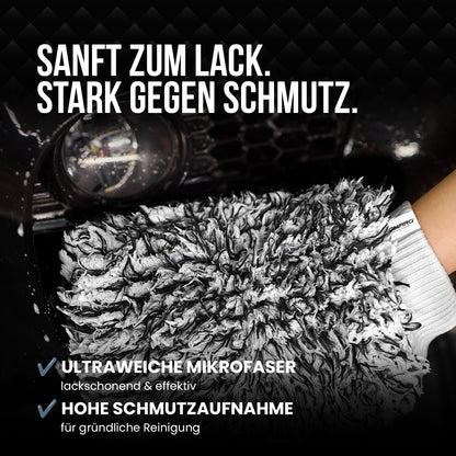 Premium Waschhandschuh aus Mikrofaser